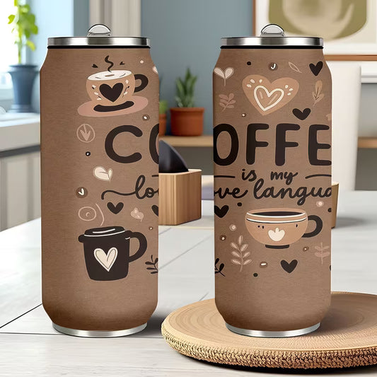 1pc 17oz Stainless Steel Tumbler