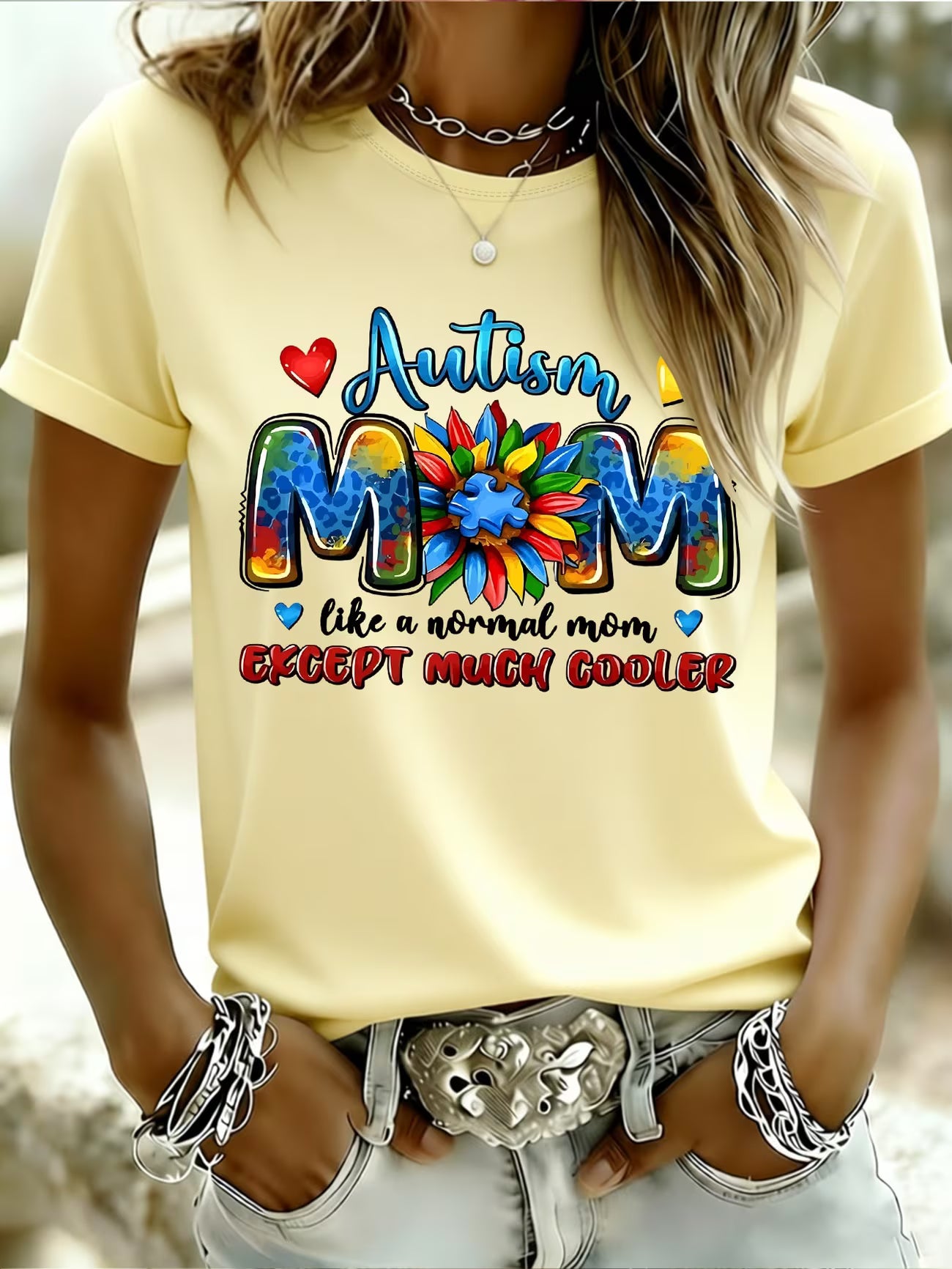 The Life of a Mother with Autism T-Shirt | Mom-Themed Print
