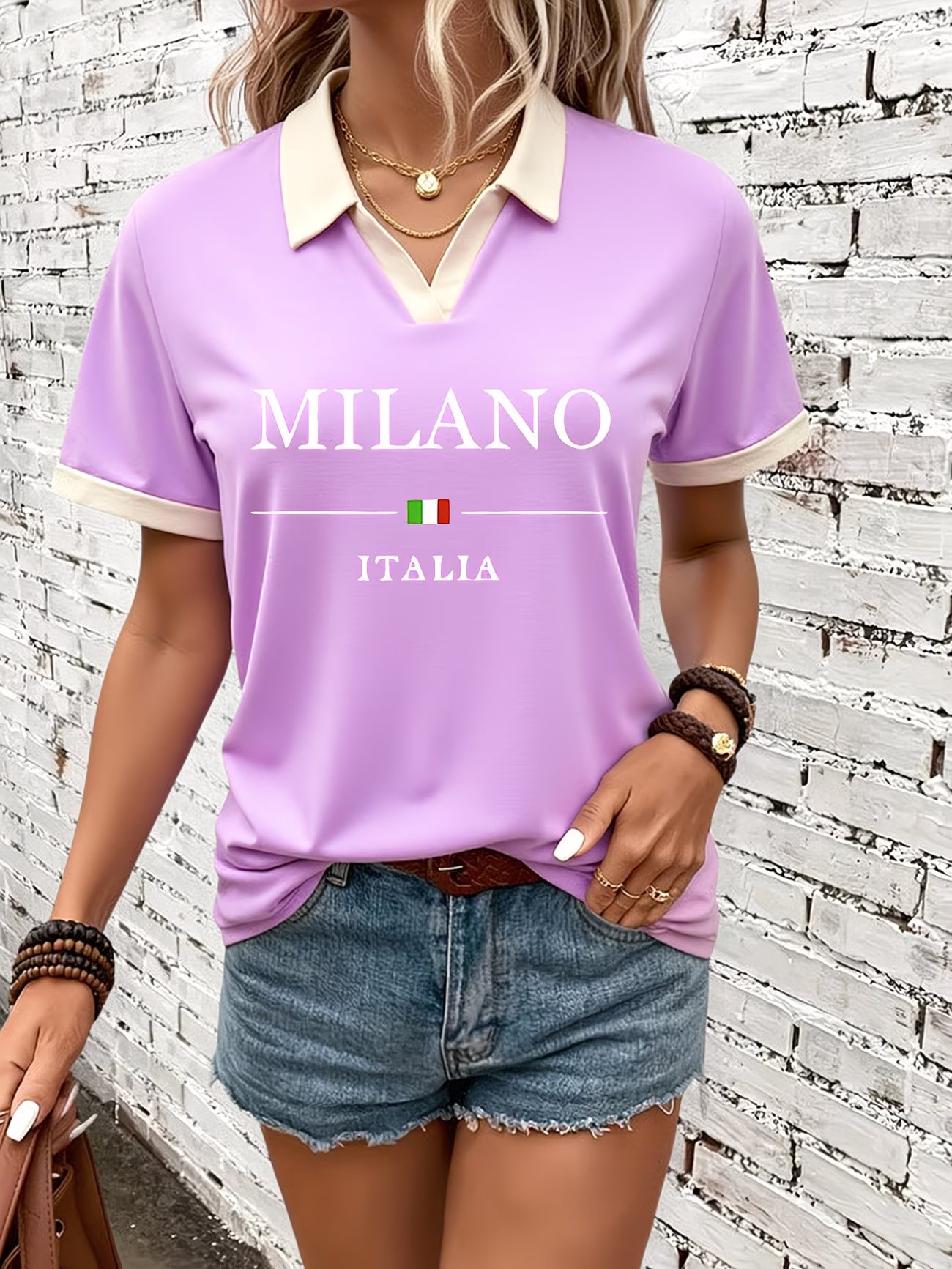 Women, Trendy Short-Sleeve Polo Shirts