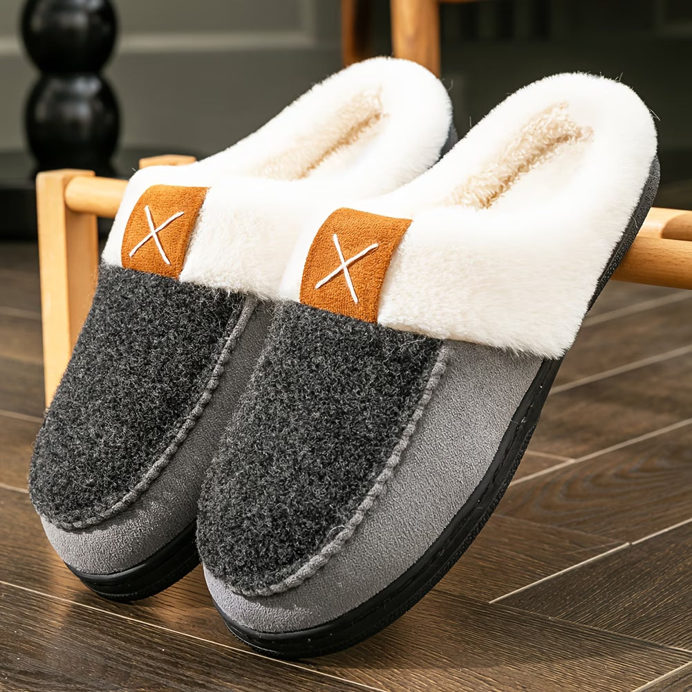 Men's Winter Fashion Memory Foam Slippers