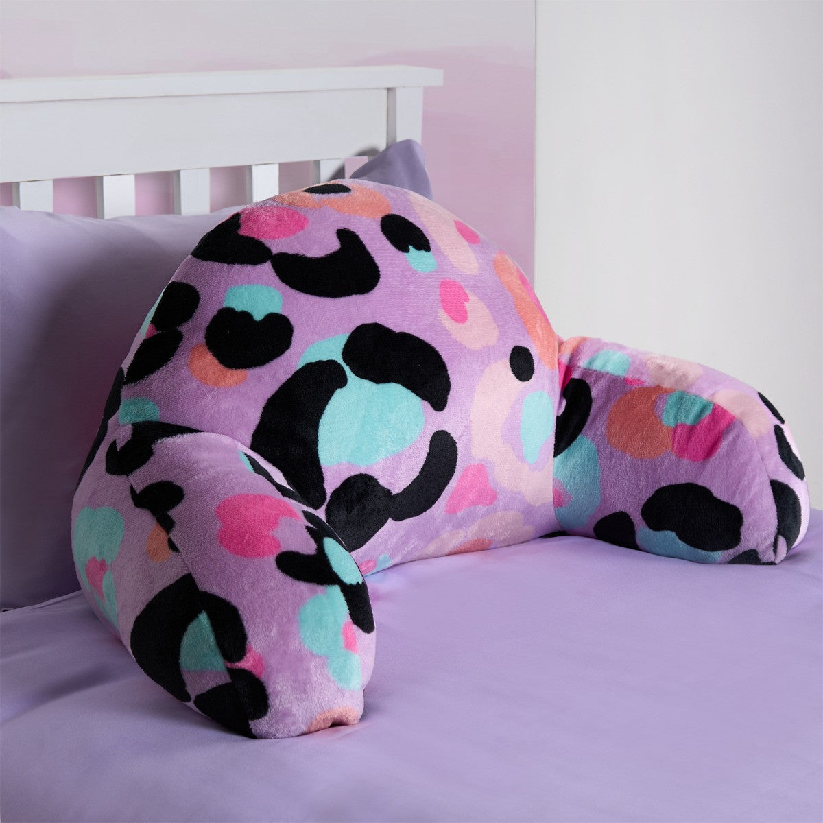 Leopard Fleece Cuddle Cushion