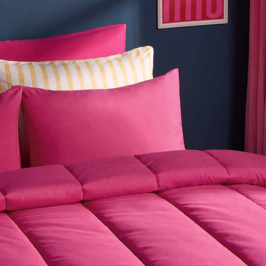 Coverless 10.5 Tog Duvet Set - Hot Pink