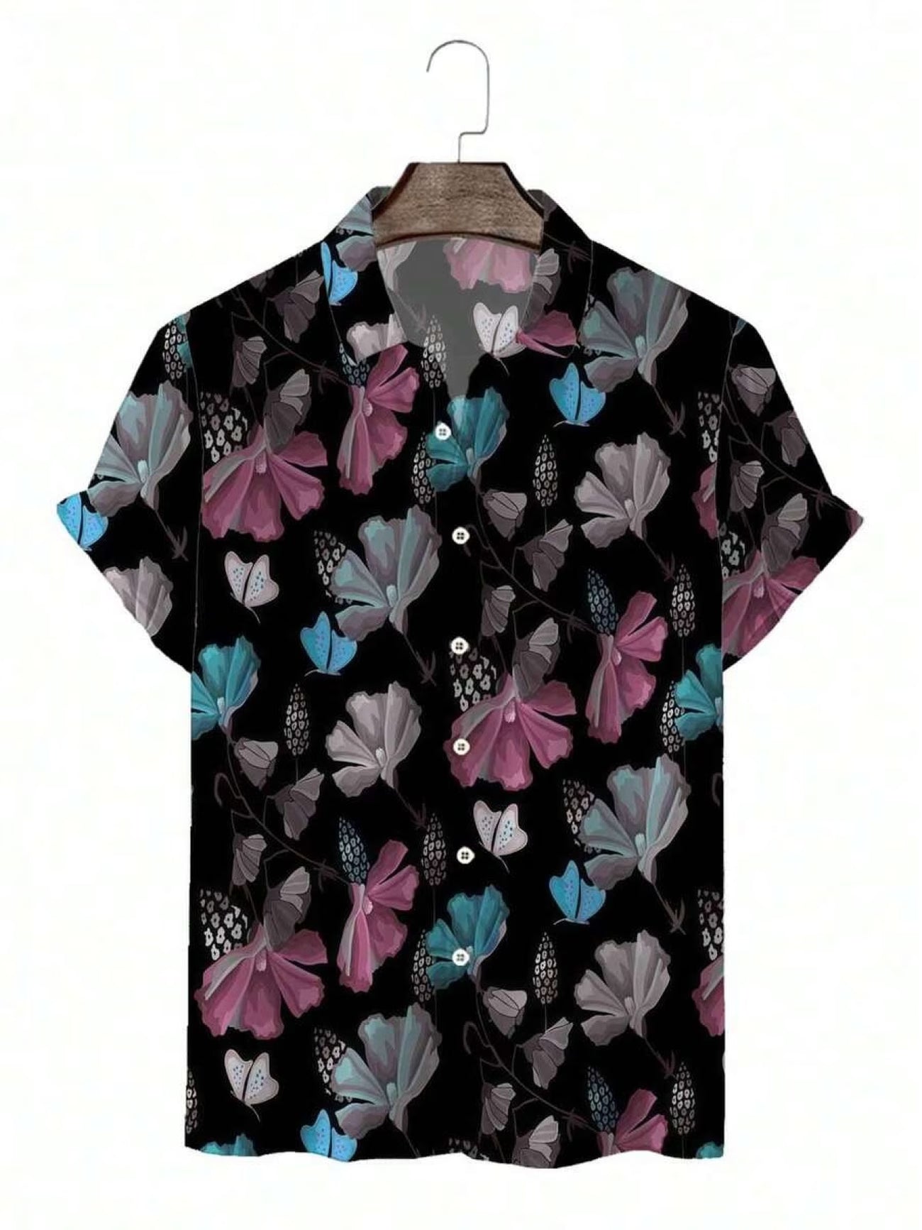 Women's Digital Print Top – All-Over Print Short Sleeve