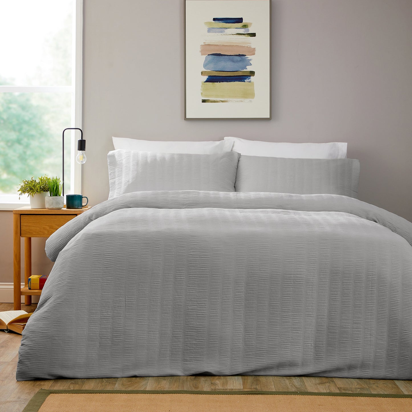 Textured Pintuck Ruffles Pleated Microfibre Duvet Cover Sets