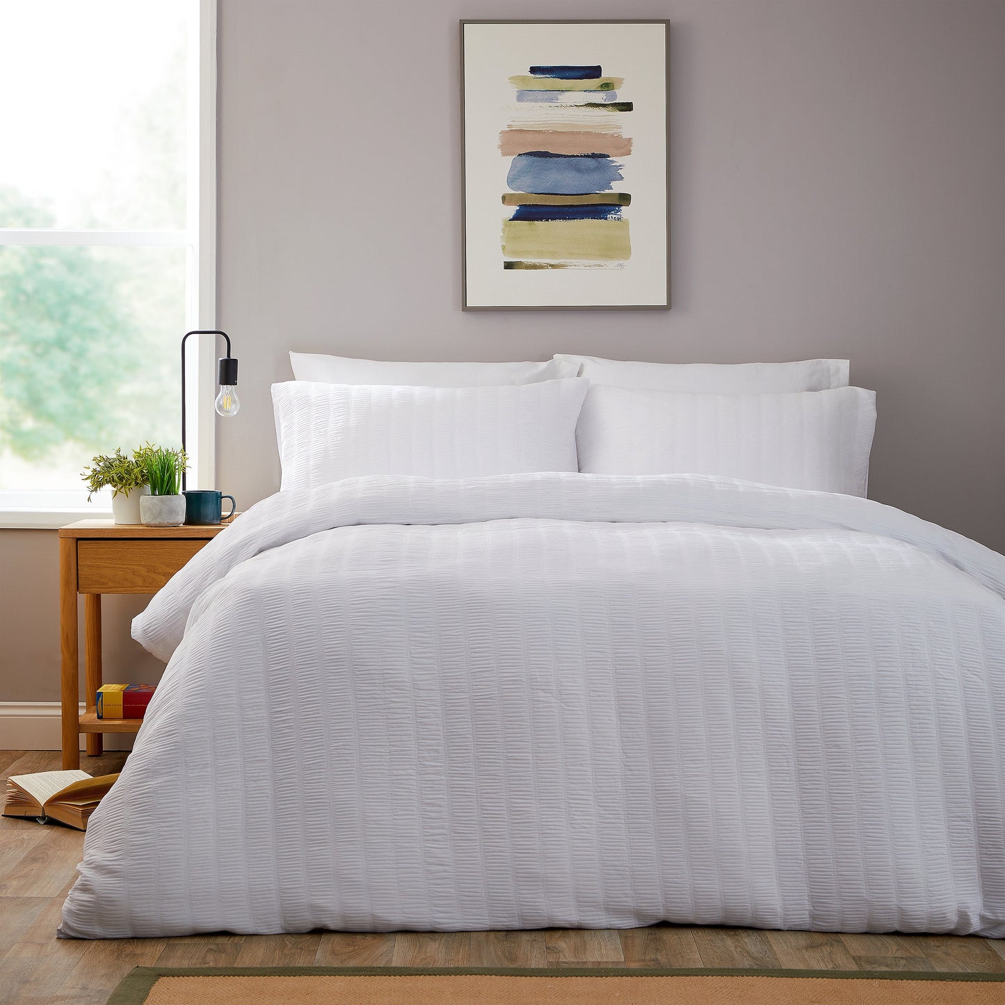 Textured Pintuck Ruffles Pleated Microfibre Duvet Cover Sets