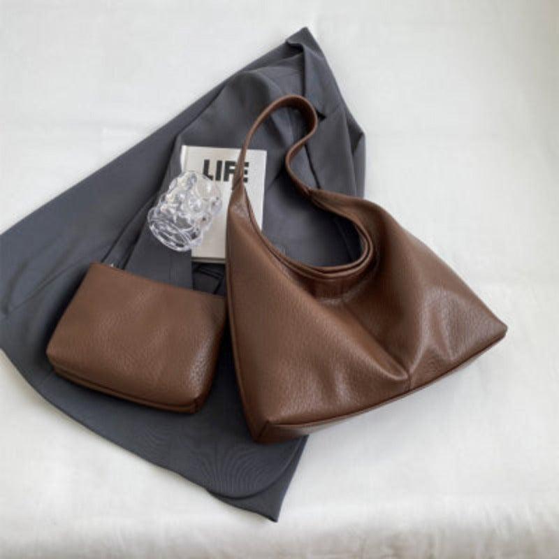 Best Faux Leather Shoulder Bag Wallet Set