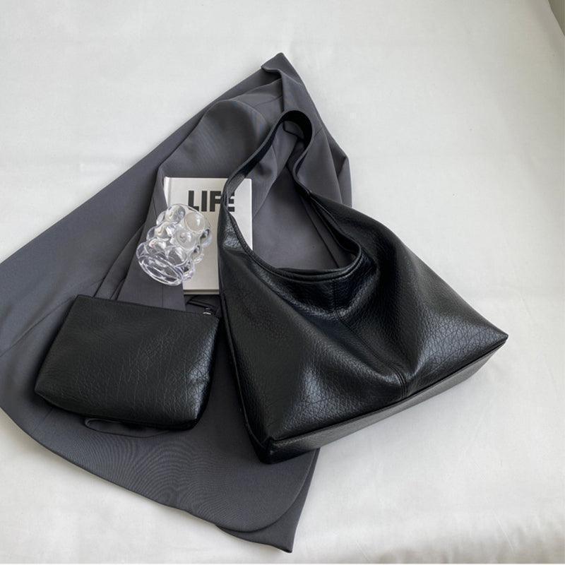 Best Faux Leather Shoulder Bag Wallet Set