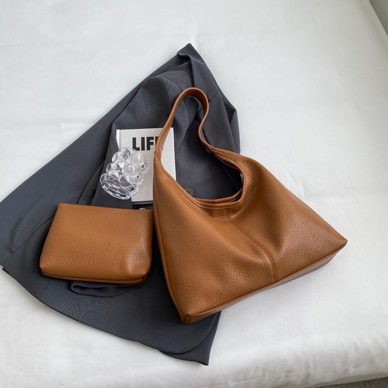 Best Faux Leather Shoulder Bag Wallet Set
