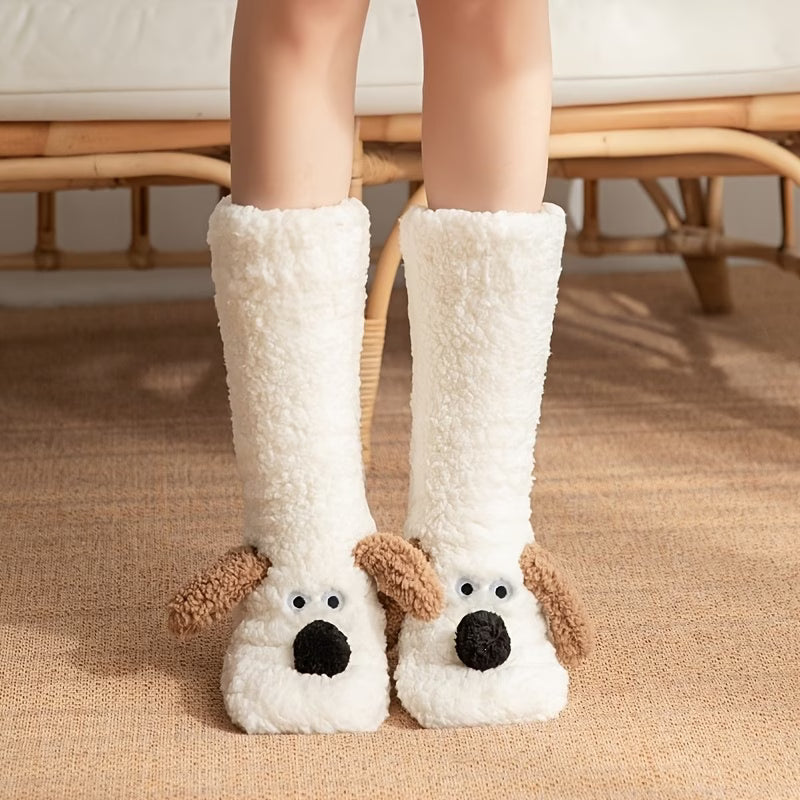 Super Thick Thermal Floor Socks for Women – Cosy Lined Home Socks