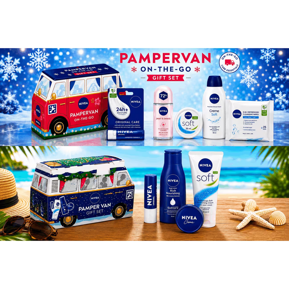 NIVEA Pamper Van Gift Sets – Pack of 2