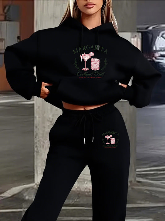 Women'S Fashion Hoodie and Pants Set