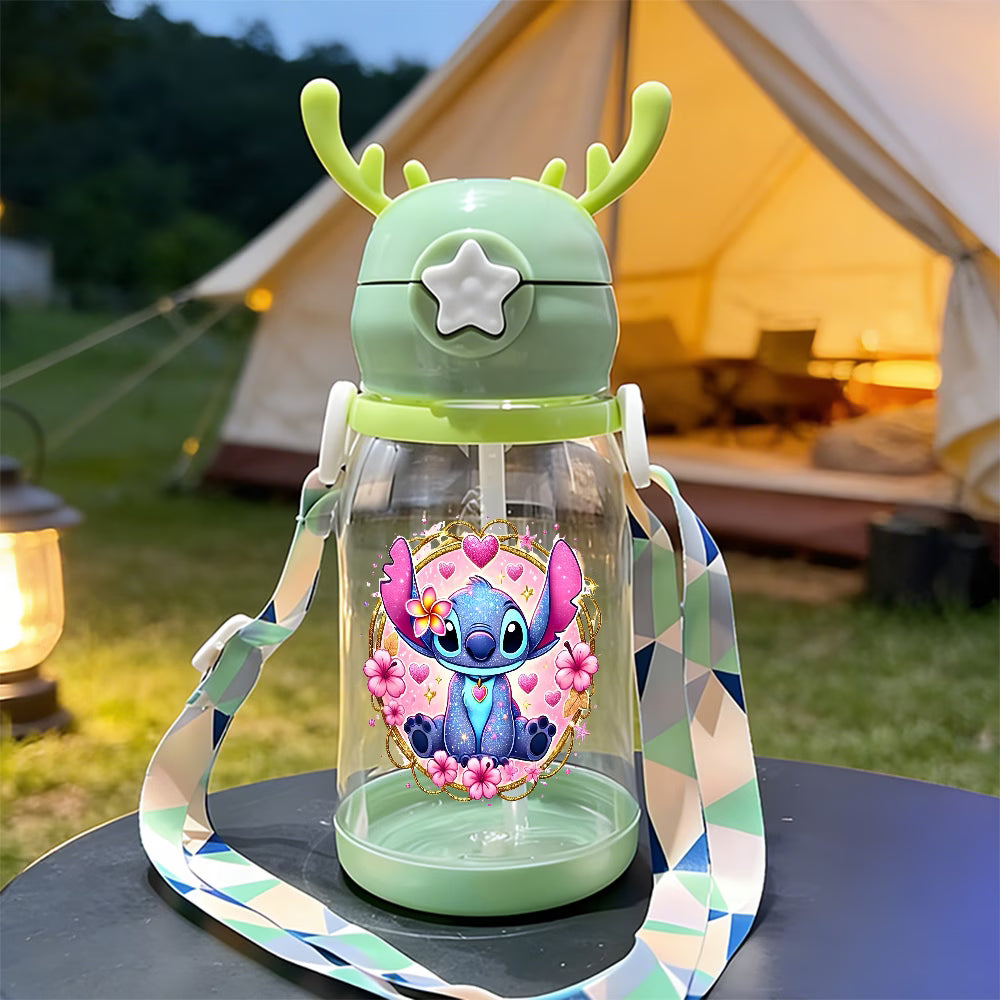 One Disney Stitch Water Bottle, 600ML