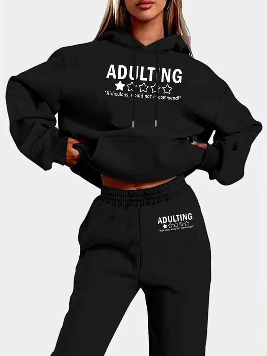 Women's Winter Hoodie Set