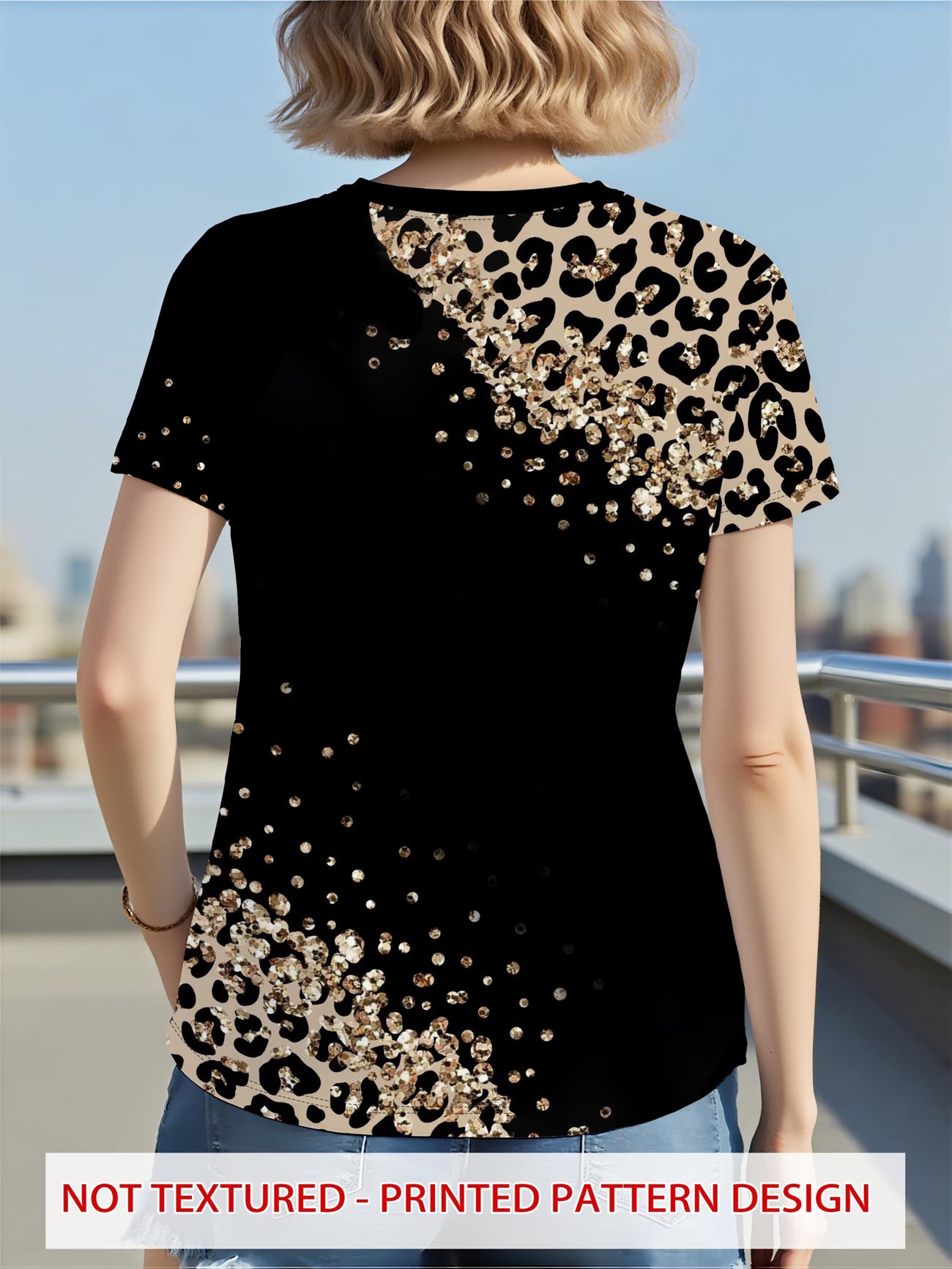 Women'S Short Sleeve Printed T-Shirt