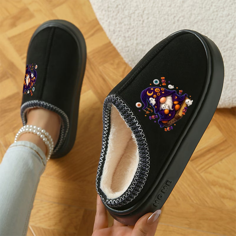 Plus Size Gnome Slippers with Magic Hat & Eyeball – Women's & Unisex