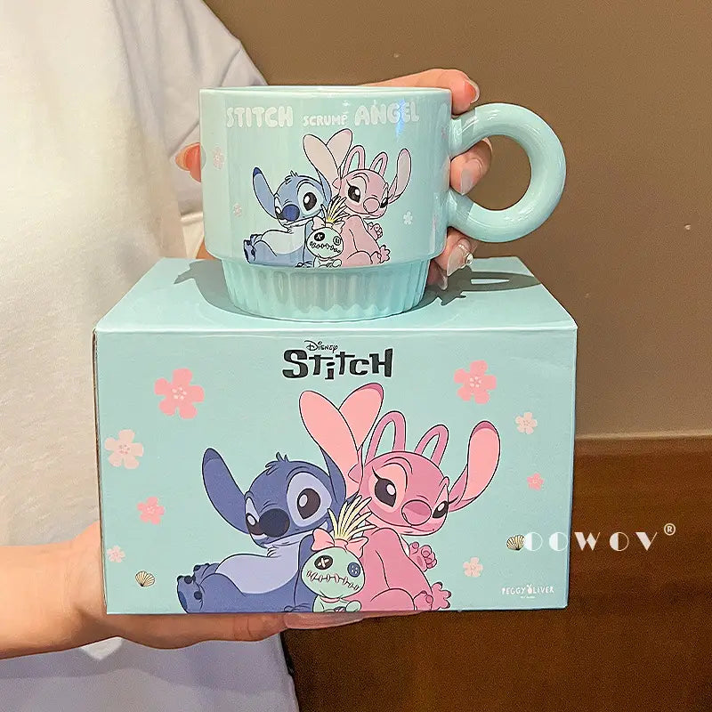New Stitch Ceramic Stacking Single Cup