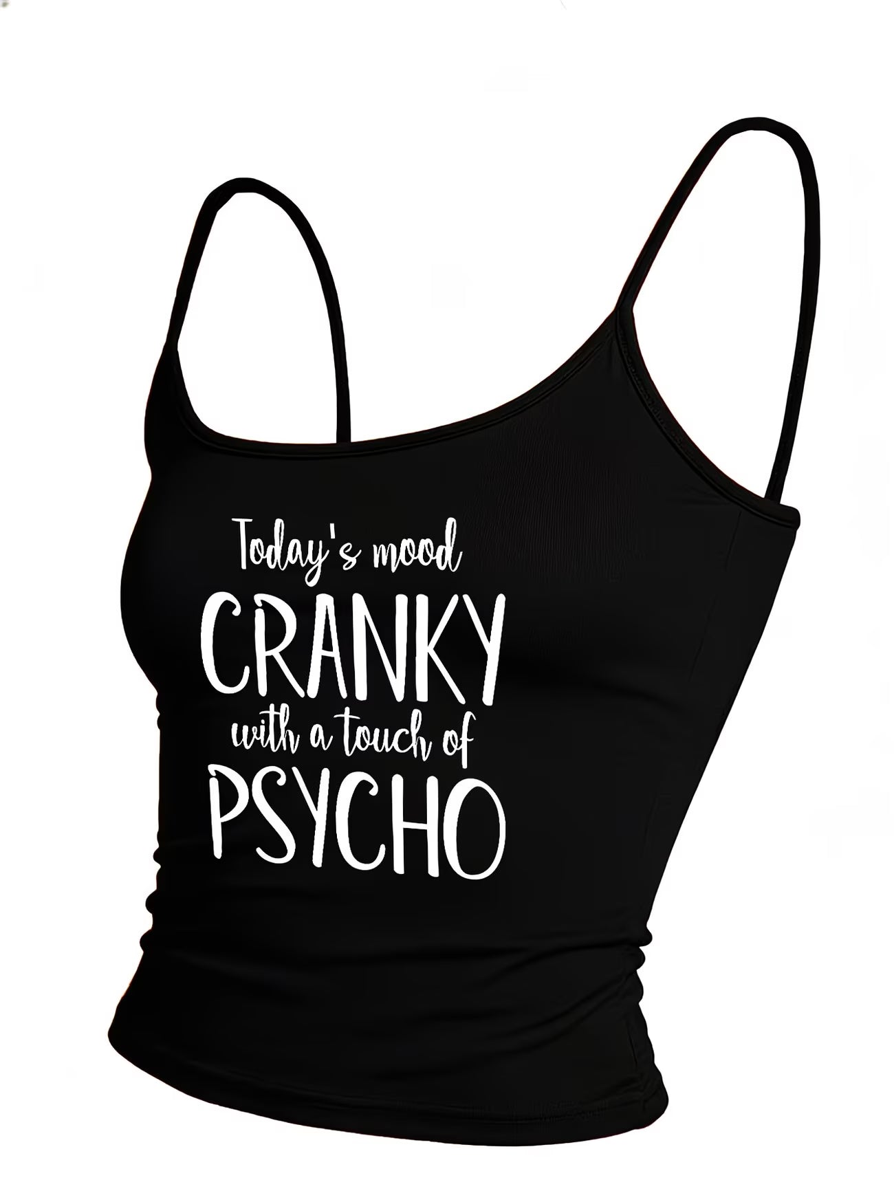 Slogan Print Slim Tee