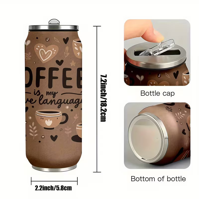 1pc 17oz Stainless Steel Tumbler