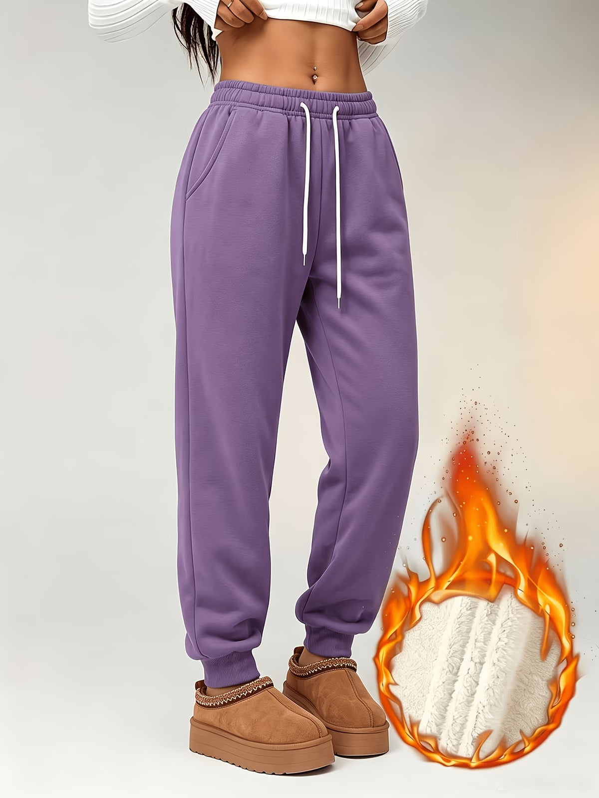 Women's Fleece-Lined Winter Trousers