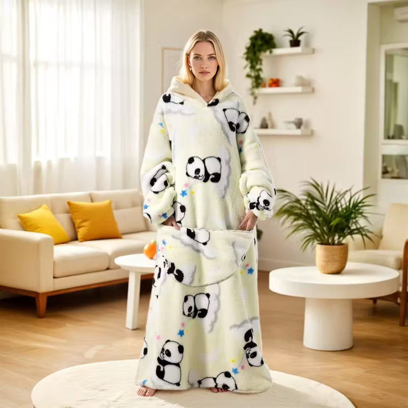 Cozy Oversized Wearable Blanket Hoodie,