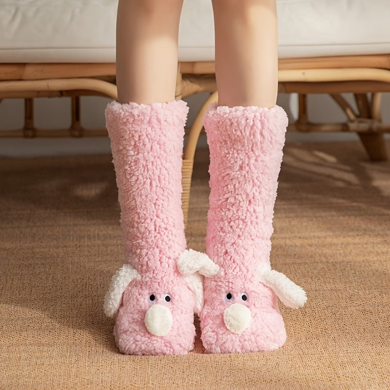 Super Thick Thermal Floor Socks for Women – Cosy Lined Home Socks