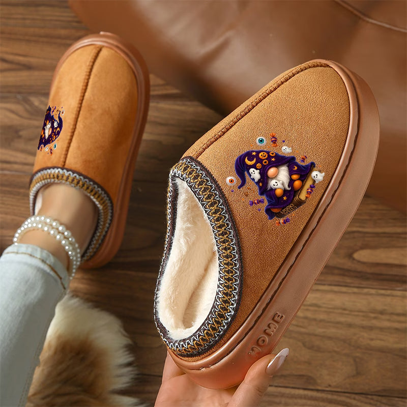 Plus Size Gnome Slippers with Magic Hat & Eyeball – Women's & Unisex