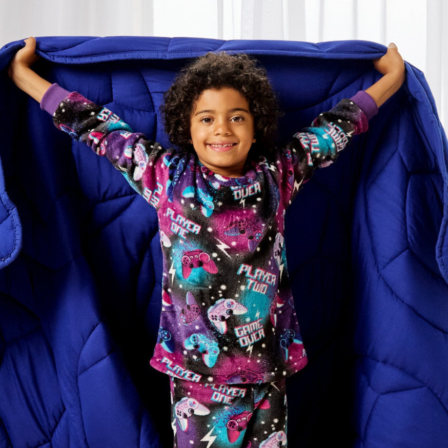 Kids Gaming Ombre Pyjama Set - Purple