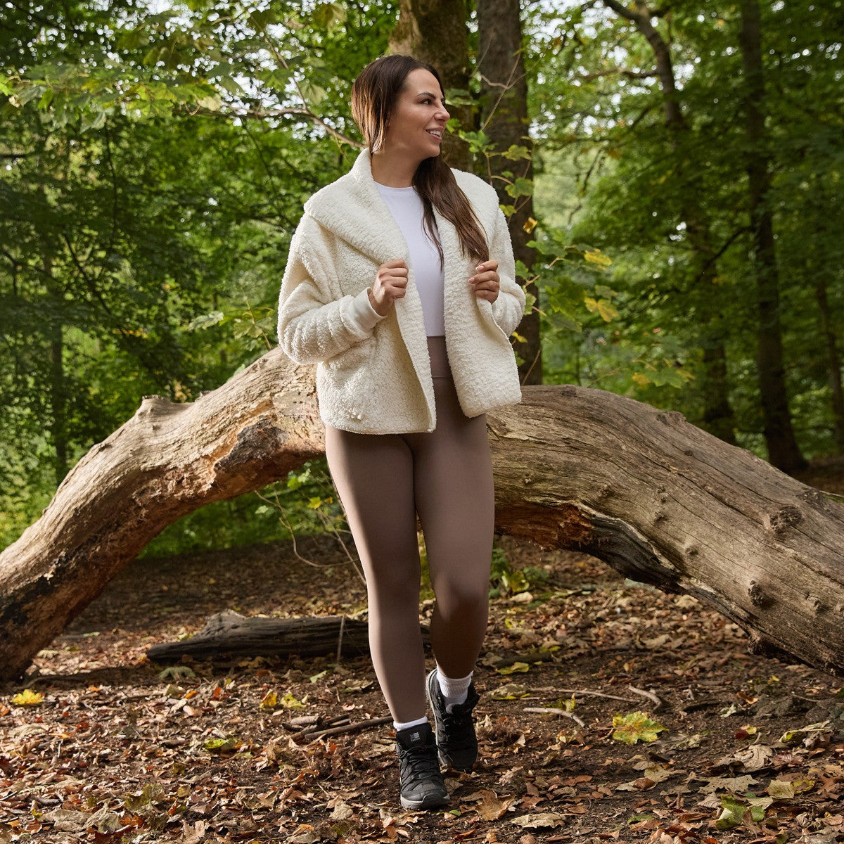 Waterfall Teddy Fleece Shorter Length Cardigan