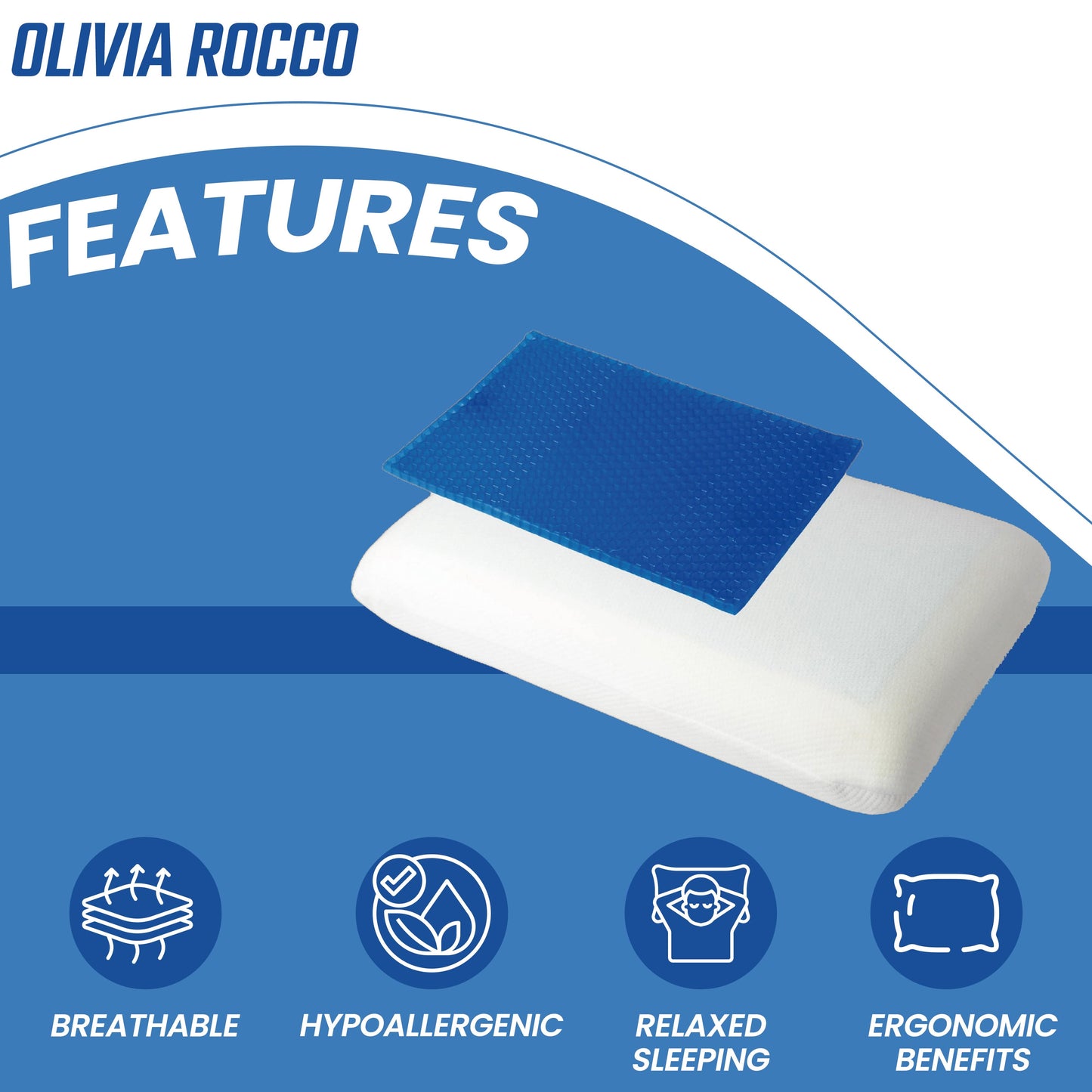 Cooling Gel Memory Foam Pillow