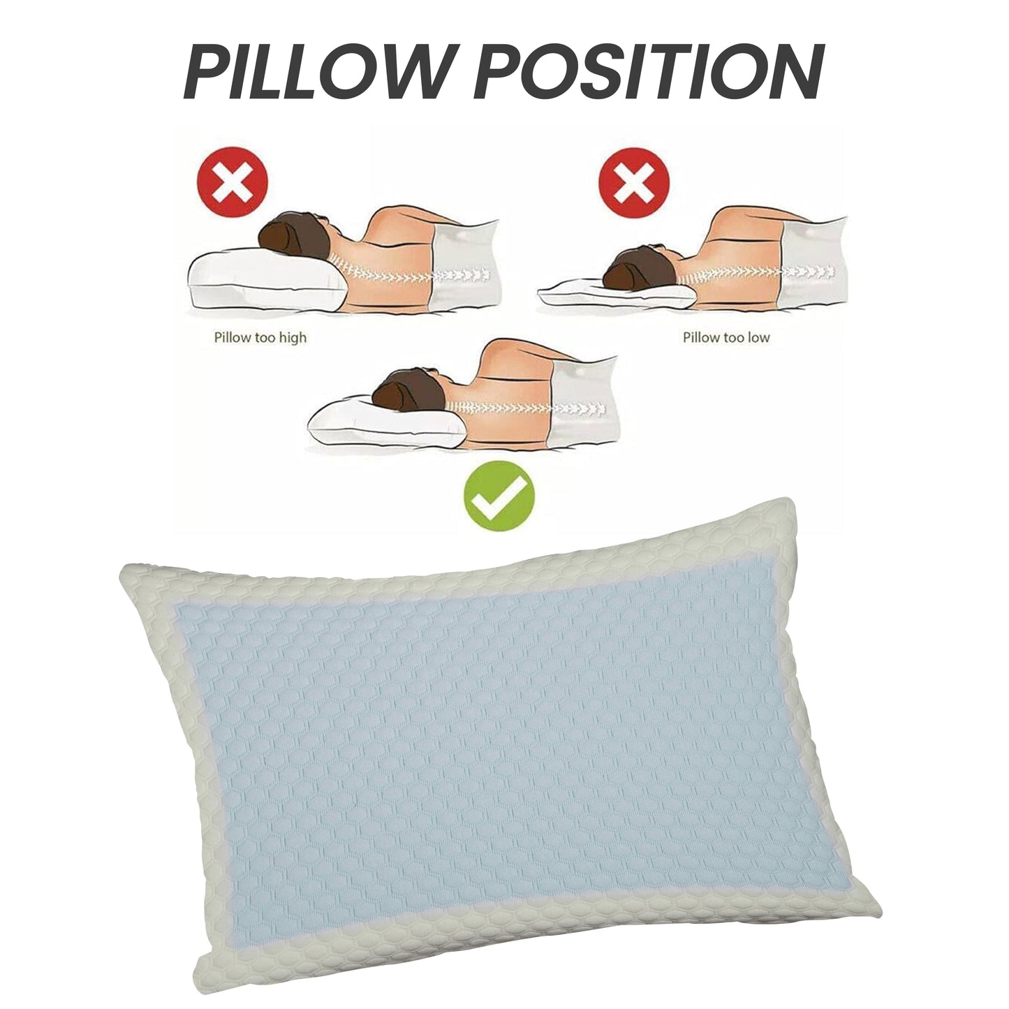 Cooling Gel Memory Foam Pillow