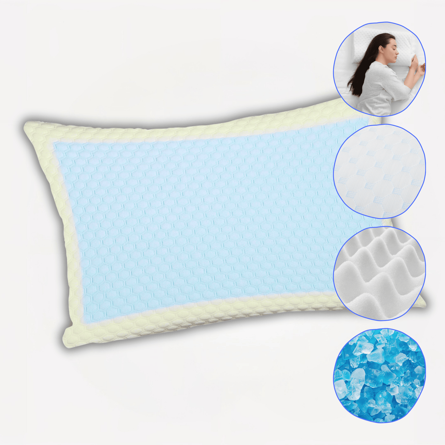 Cooling Gel Memory Foam Pillow