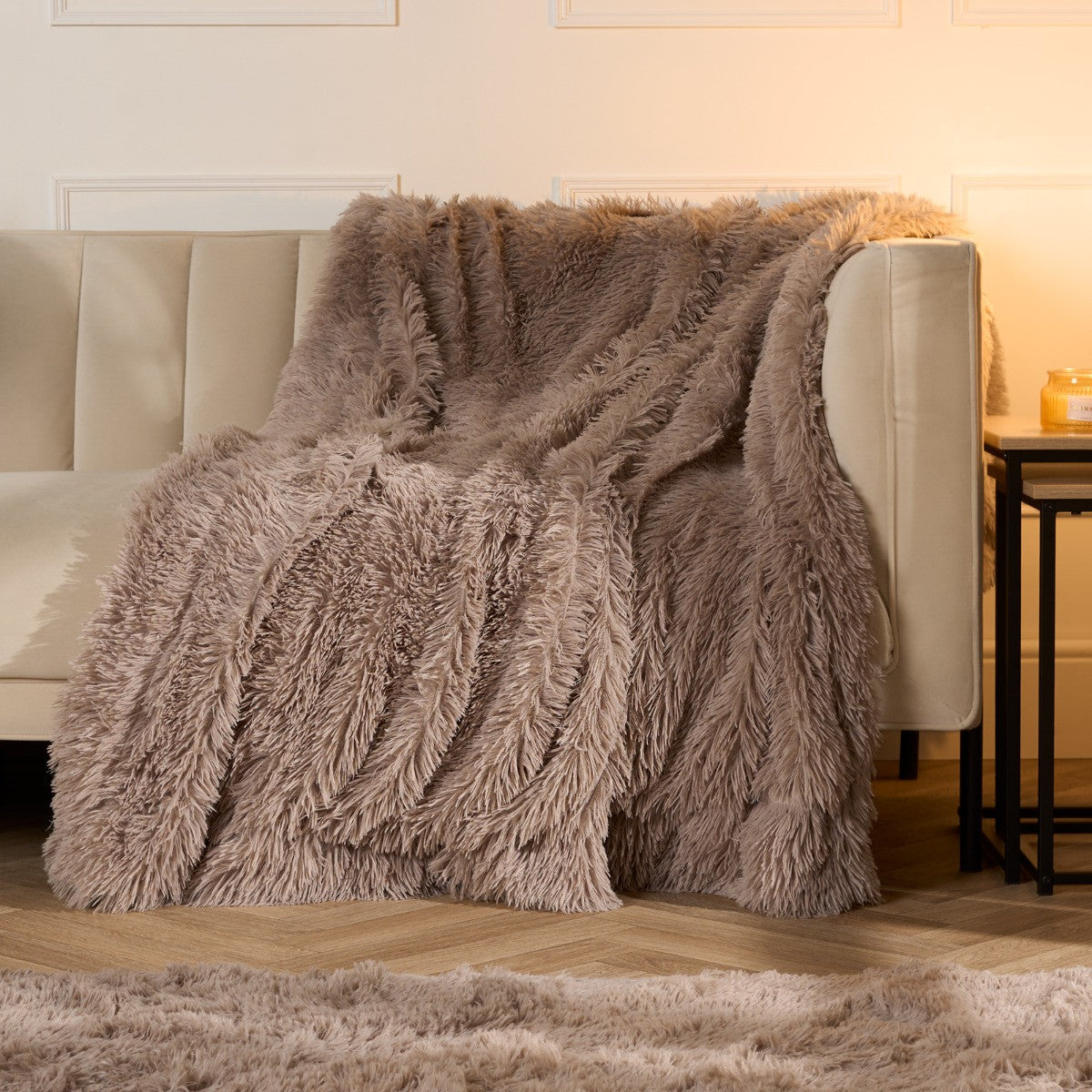 Fluffy Fleece Throw