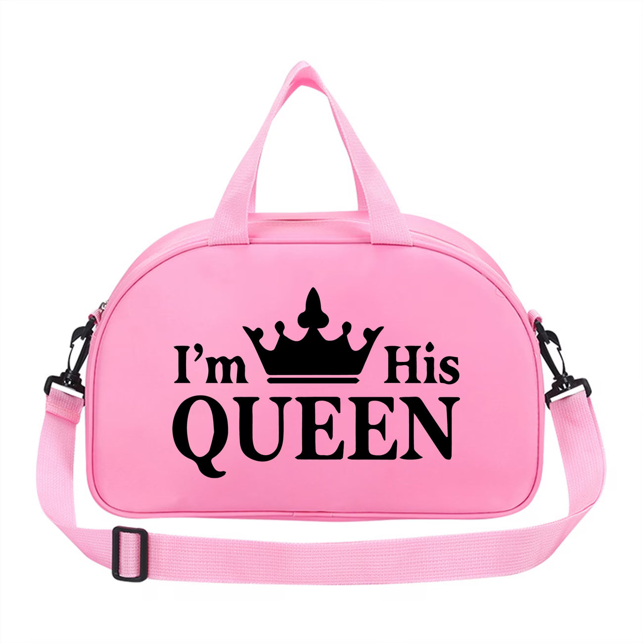 QUEEN Crown Print Handbag & Crossbody Bag