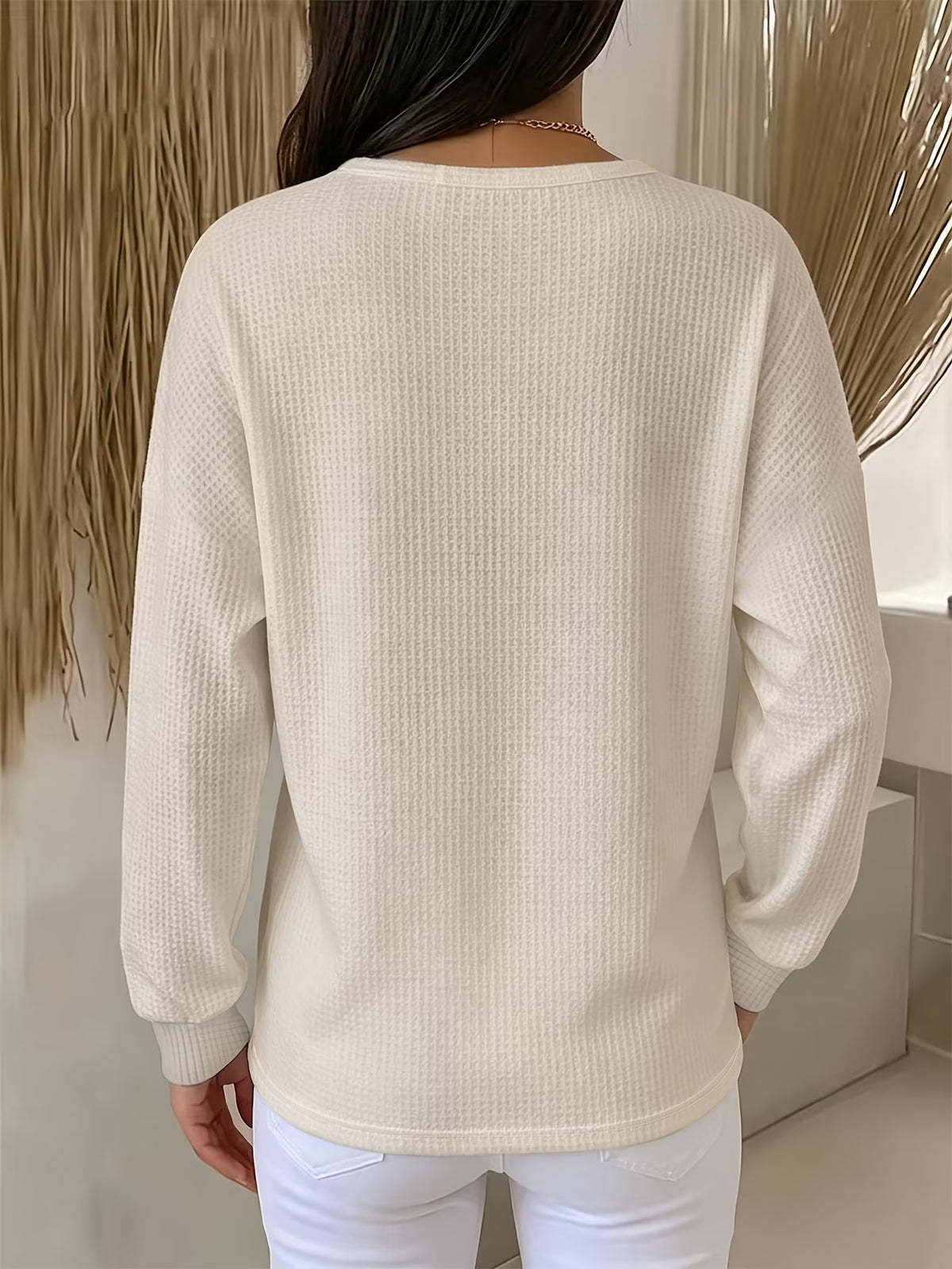 Women’s Halloween Sweatshirt with Cute Cow & Pumpkin Print