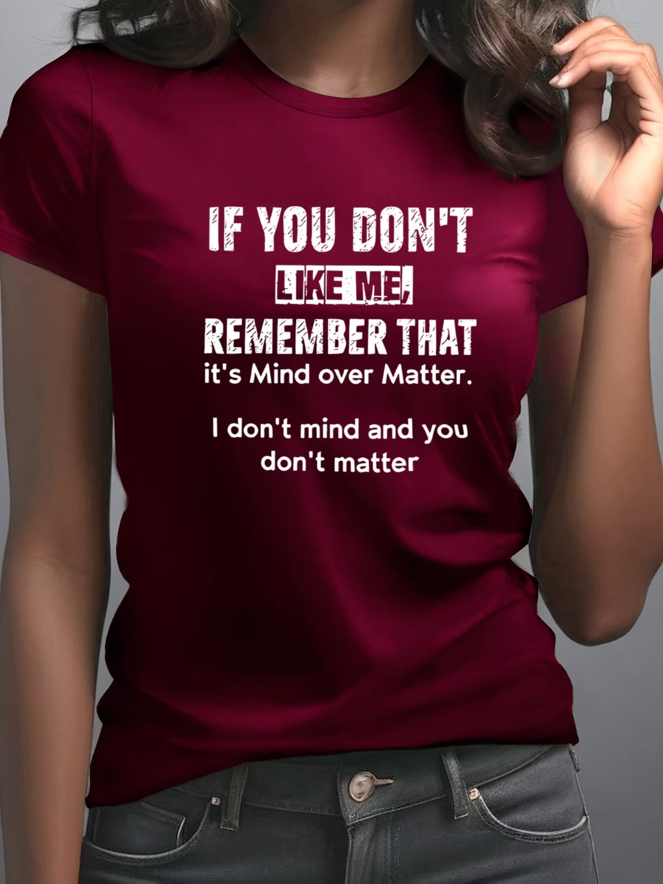 Mind Over Matter Graphic Print T-Shirt