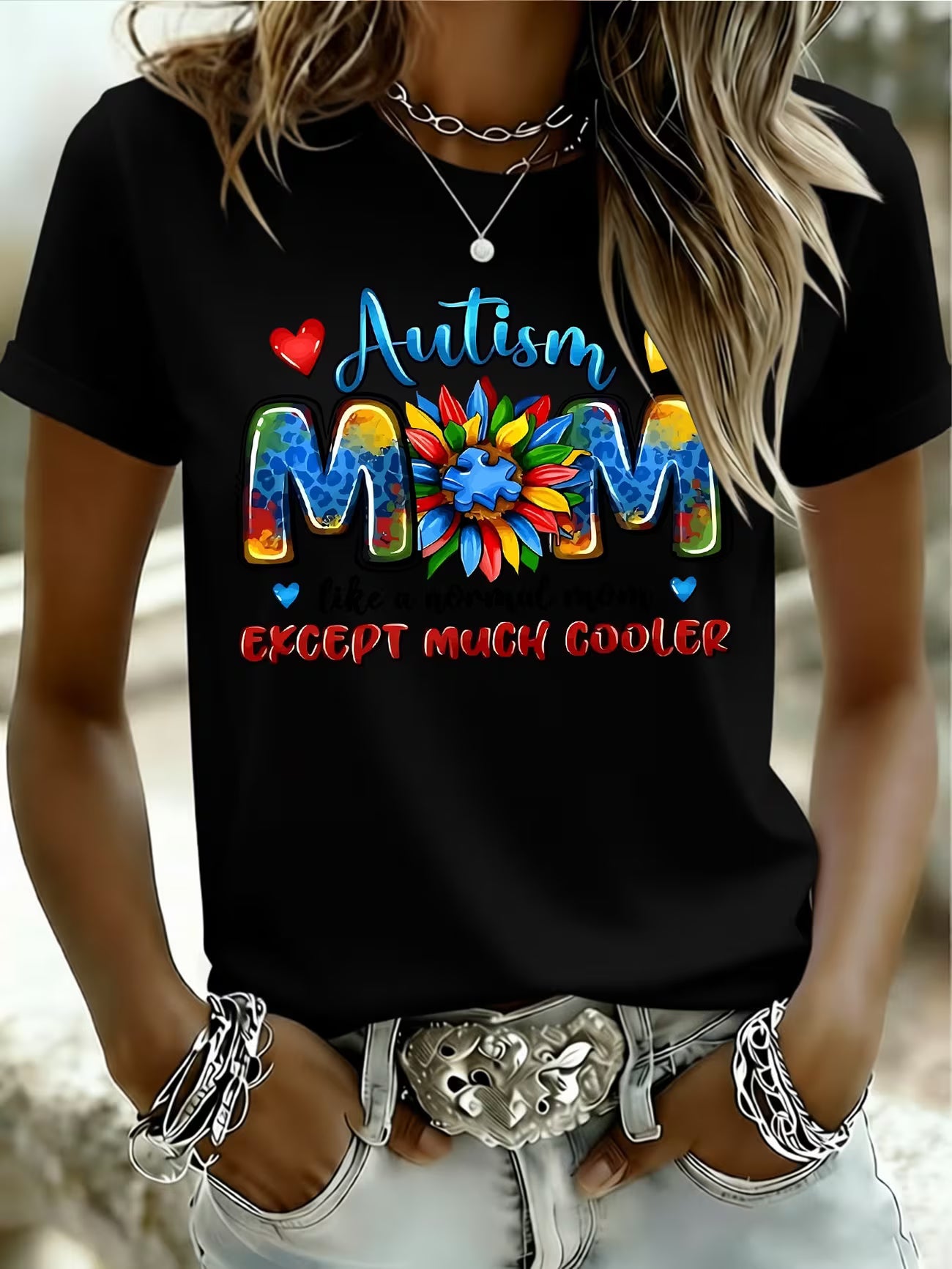 The Life of a Mother with Autism T-Shirt | Mom-Themed Print