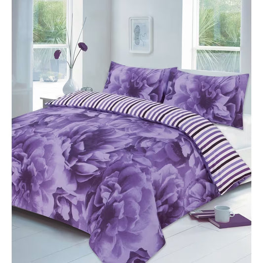 Rose Printed Modern Style Duvet Cover Sets