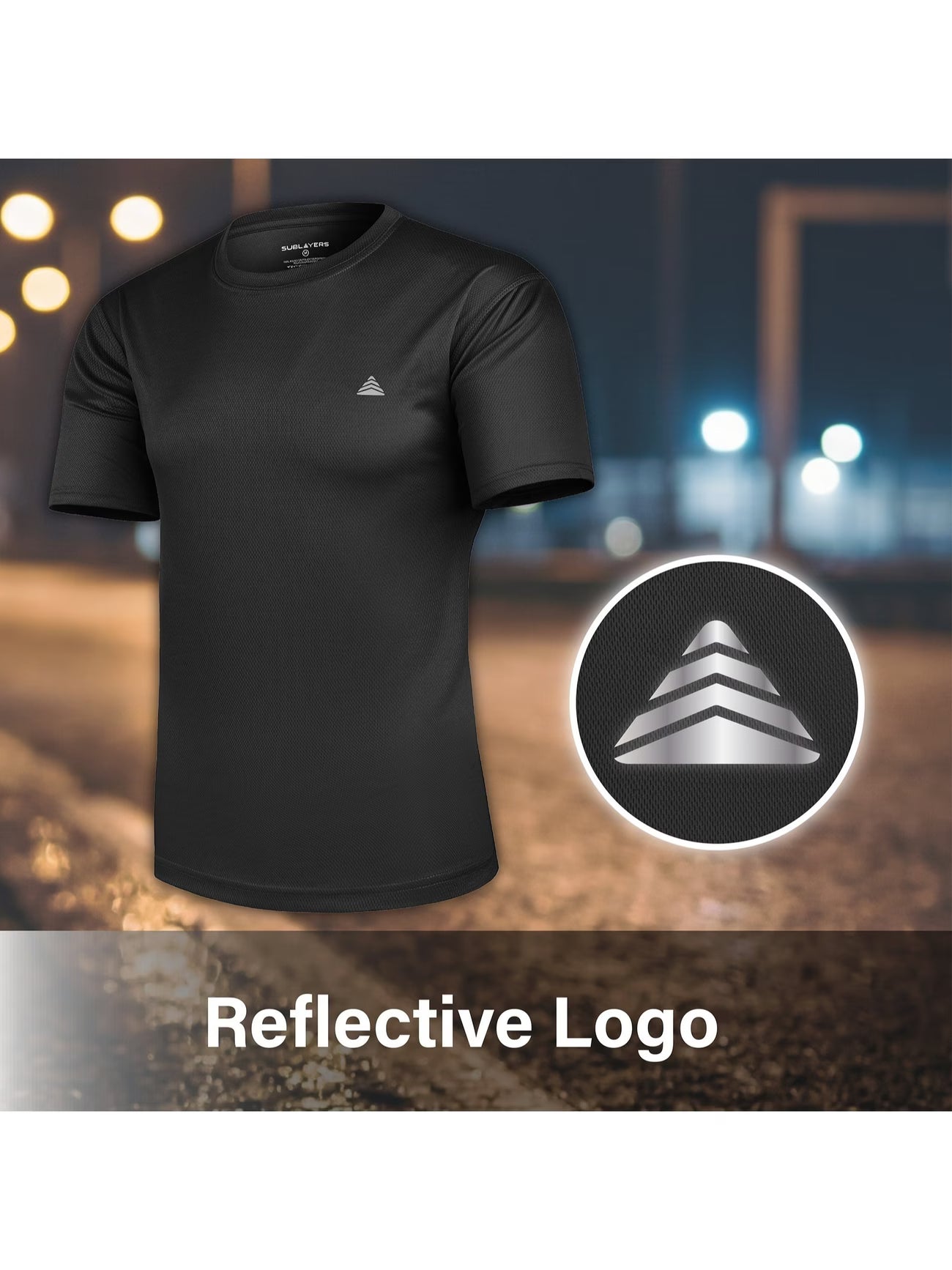 Men's 4-Pack Sports T-Shirts | Breathable Quick-Dry Performance Tee