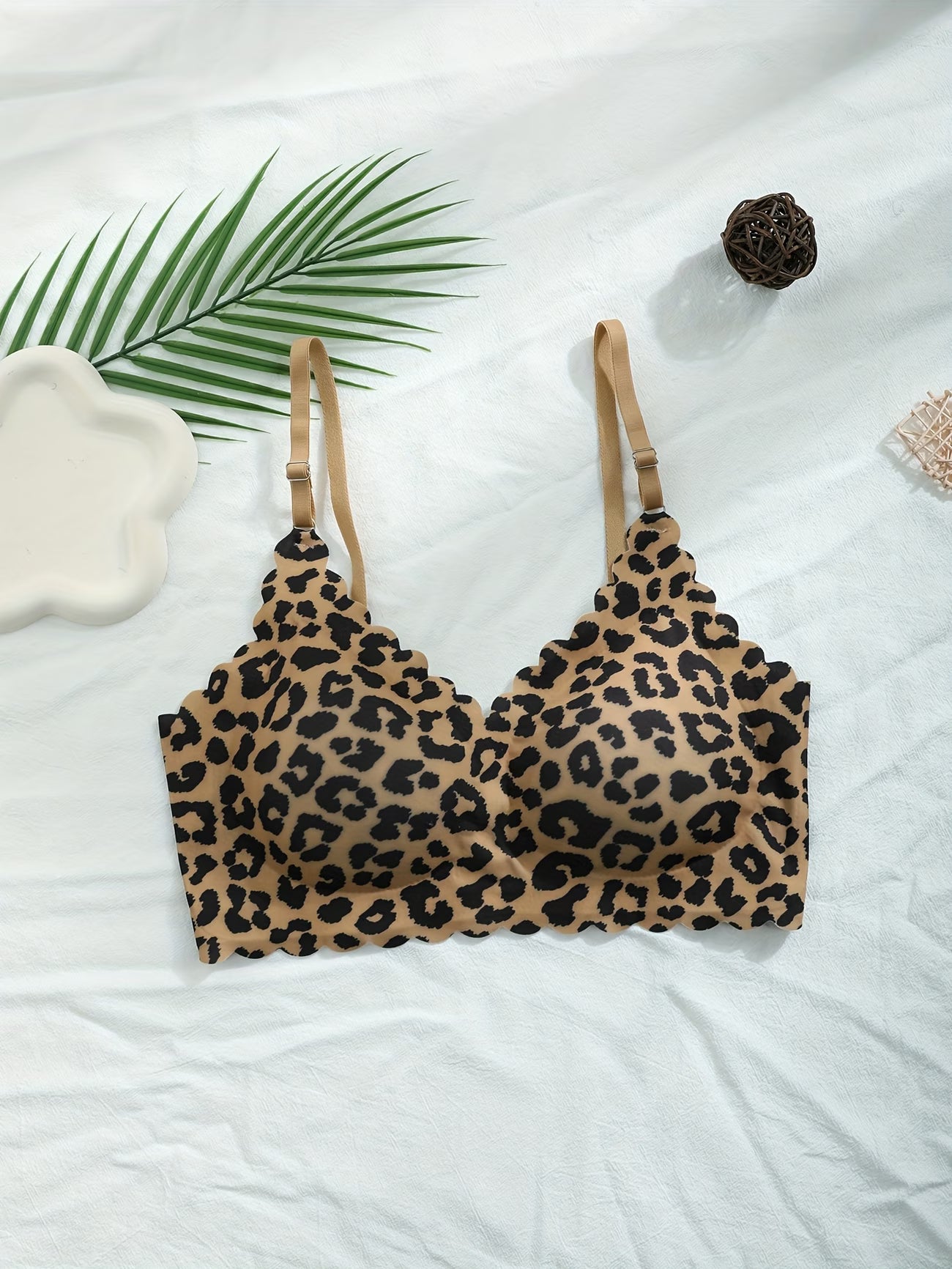 Women'S Sexy Leopard Print Sports Bra