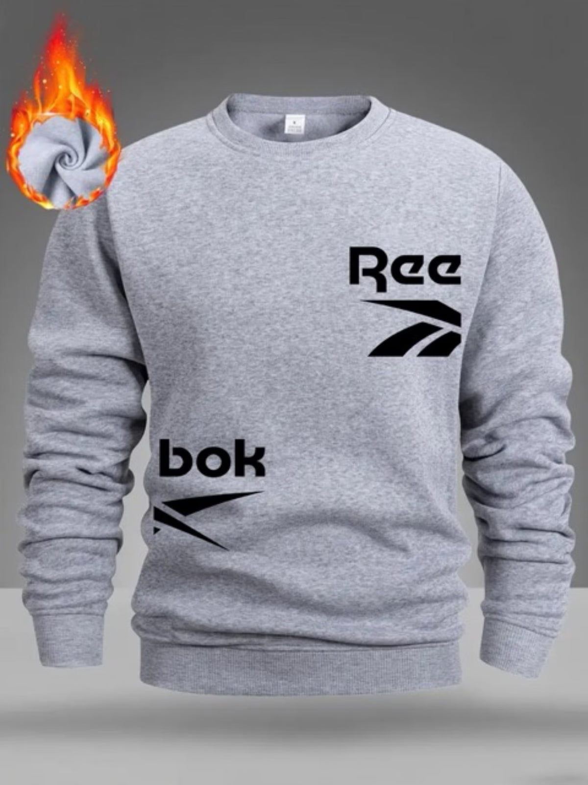 Men’s Fleece Crew Neck Sweatshirt