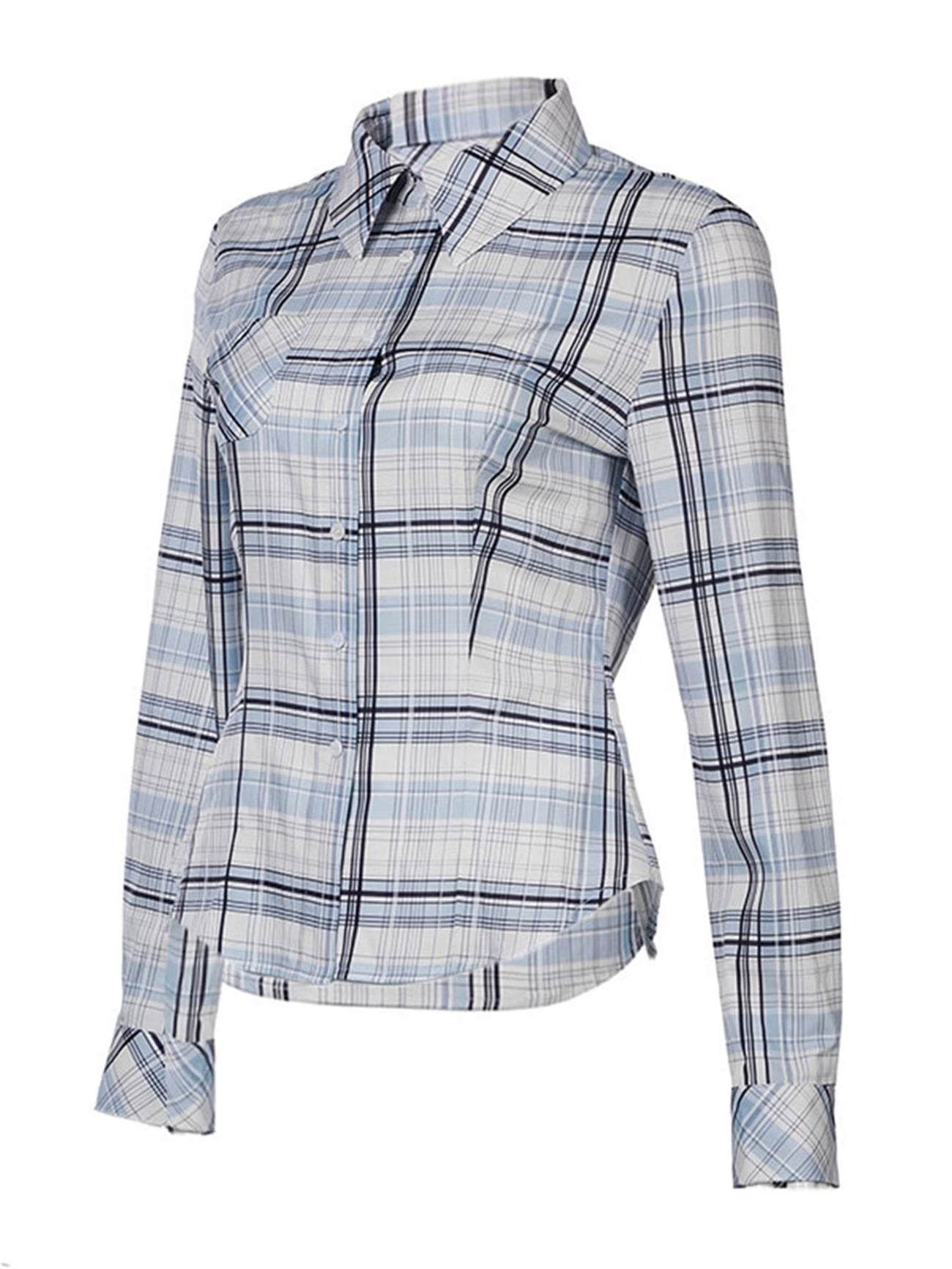 Womens Plaid Print Shirts