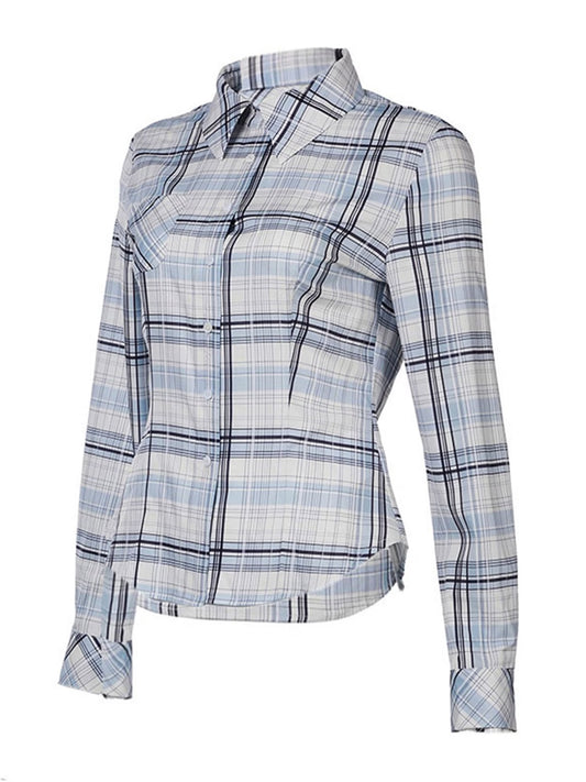 Womens Plaid Print Shirts