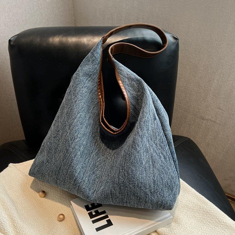 Denim Fashion Large Handbags Shoulder Bags