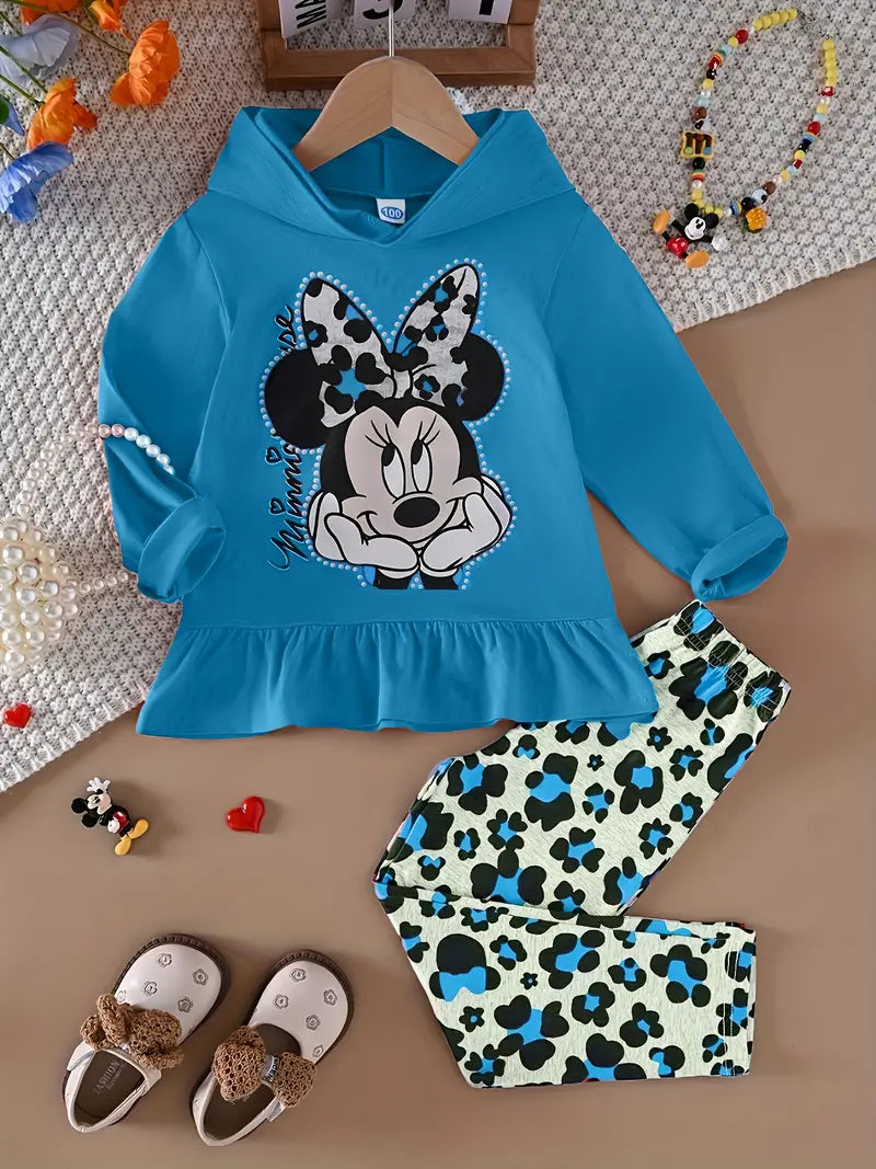Disney Official Licensed Kids Minnie  Mouse Outfit Set