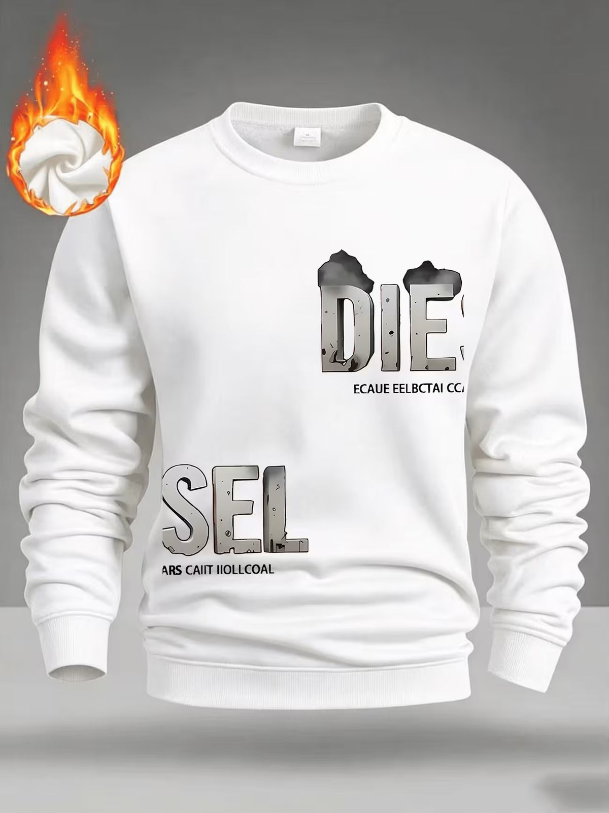 Men’s Fleece Crew Neck Sweatshirt
