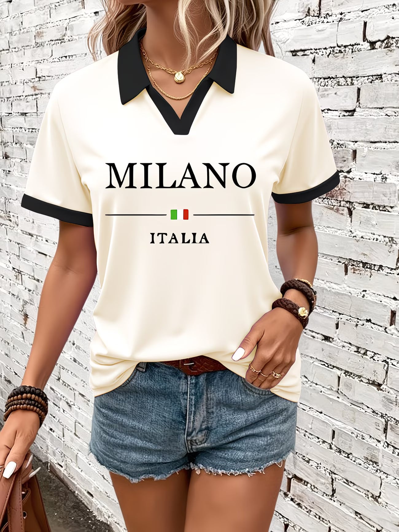 Women, Trendy Short-Sleeve Polo Shirts