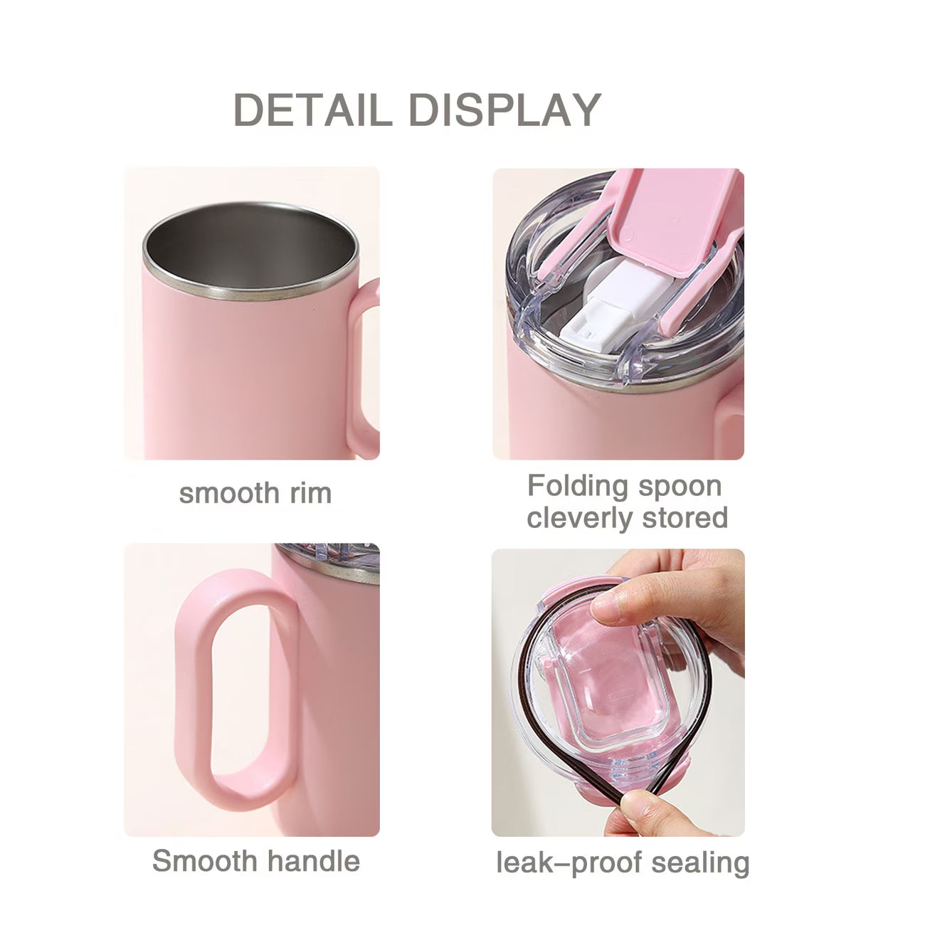 Disney Stitch Fashion 304 Stainless Steel Lidded Coffee Mug