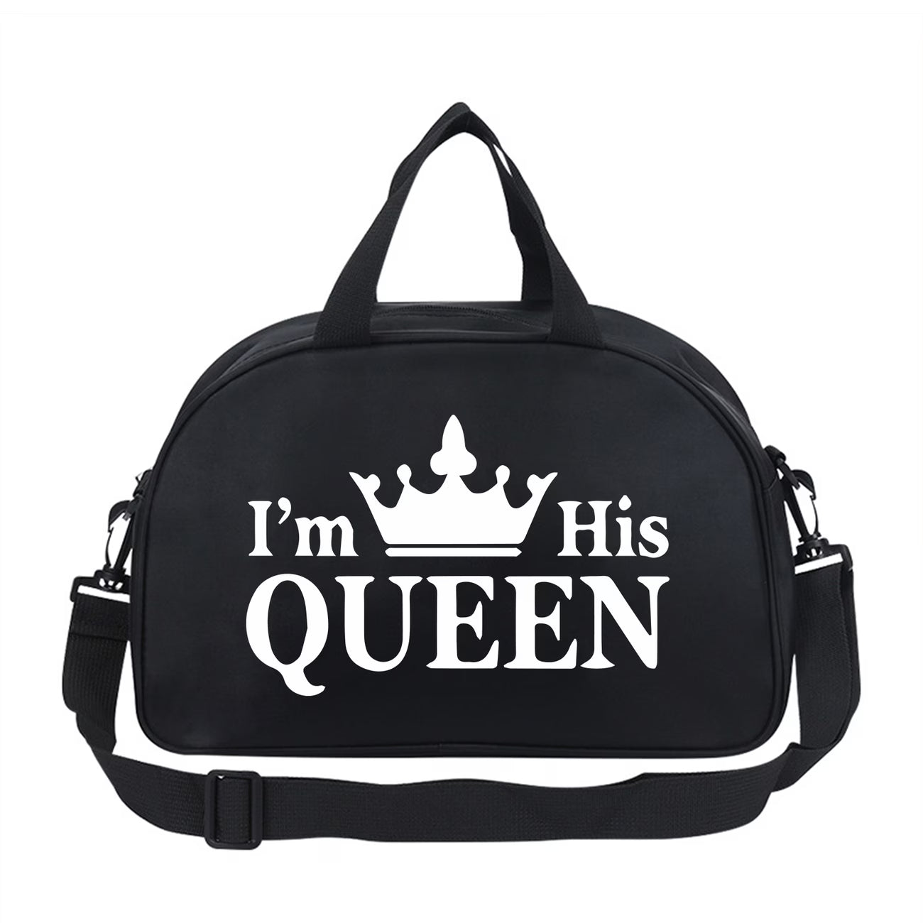 QUEEN Crown Print Handbag & Crossbody Bag