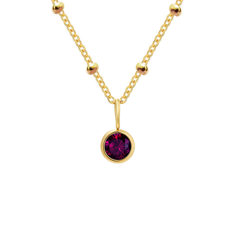 Diamond Birthstone Necklace