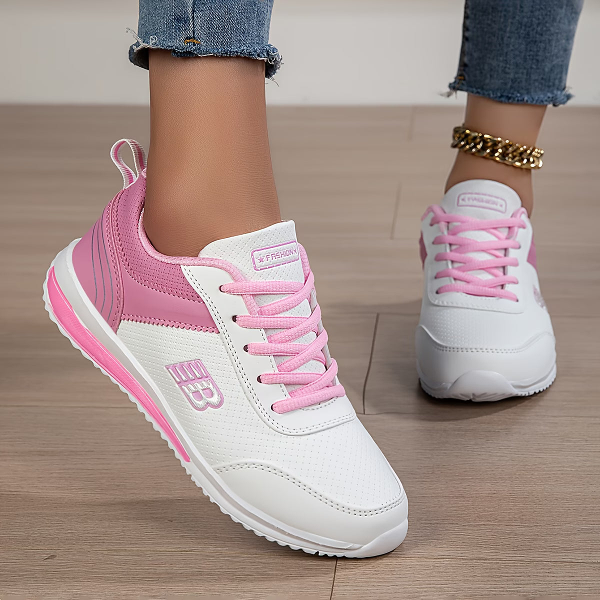 White Casual Sneakers for Women